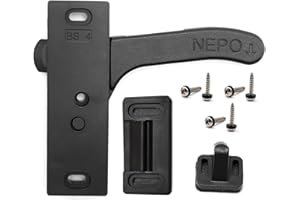 Zreneyfex RV Screen Door Latch Metal Handle Kit for RV, Trailer, Camper, Motor Home, Cargo Trailer (Right Hand)