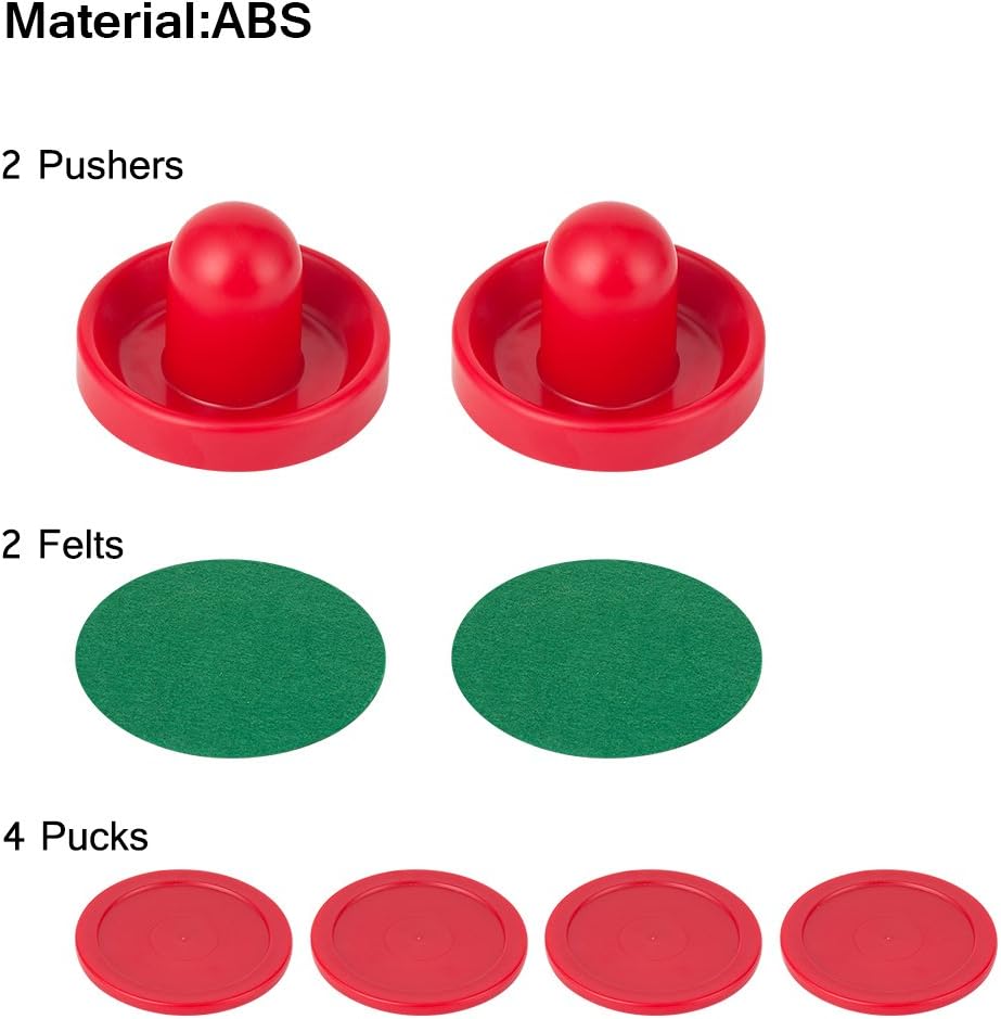 Air Hockey Set Lightweight Air Hockey Including 2 Pusher Paddles and 4