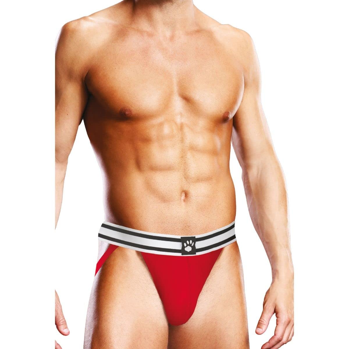 Prowler Red & White Jock Strap, Size XXL 36"-38" Waist