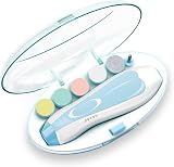 GRTLPOK Baby Nail File Electric Nail Trimmer with LED Light Blue view 1