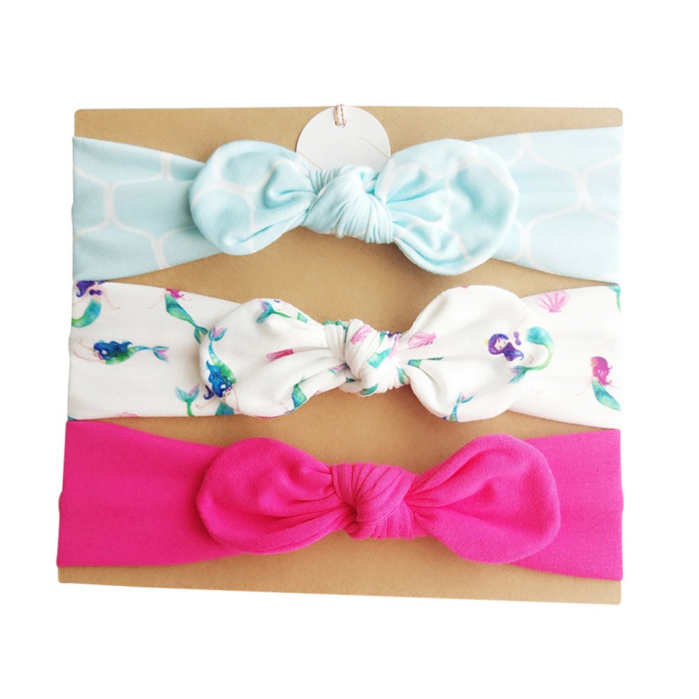 Qiao Nai Tm 3pcs Bebe Fille Enfant Bandeau Serre Tete Noeud Papillon Floral Cheveux Bande Mignon Headband Fille Vetements Inzaboton Com