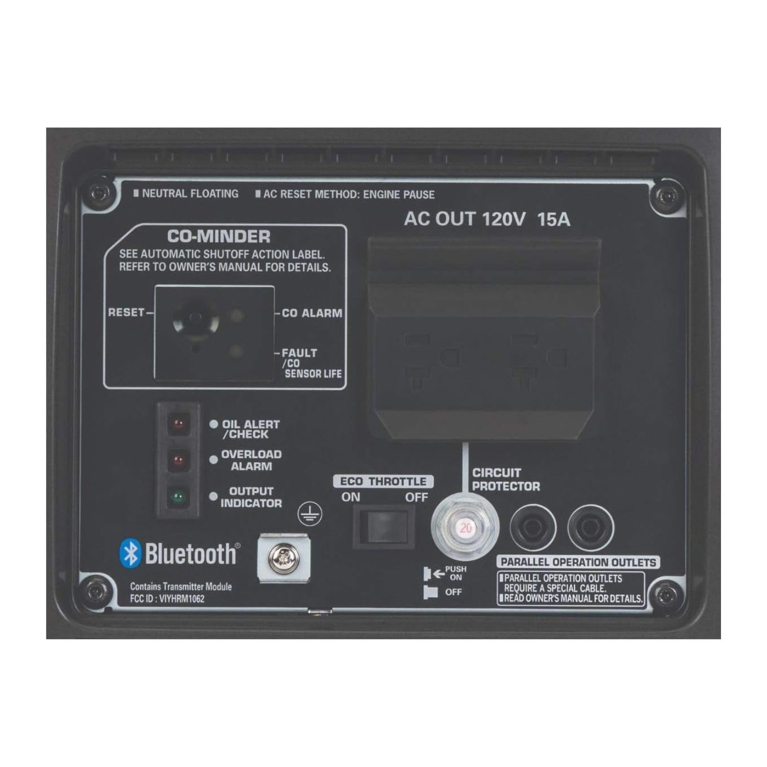 Honda EU2200ITAN 2200-Watt 120-Volt Super Quiet Portable Inverter Generator with CO-Minder