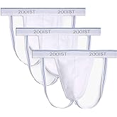 2(X) IST Men's Cotton Stretch Jock Strap 3-pack