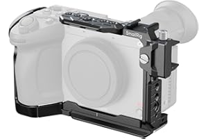 SmallRig Camera Cage for Sony FX2, HawkLock Quick Release FX2 Cage with Top Plate, Cable Clamp for HDMI, Multiple Mounting Po