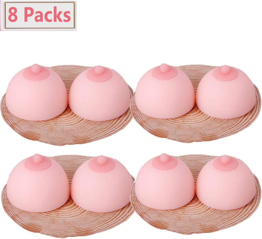 Chelseabyt Mini Novelty Squishy Toy Anti Stress Ball Squeeze Mochi Rising Toy Stress Relief Toys Funny Gift (8 Packs)