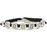 My Saint My Hero St. Amos Love Bracelet – Handwoven Blessing with Hand-Cast Italian Medals - With Loved Tag & Inspirational Card from Caitlin & John Stamos