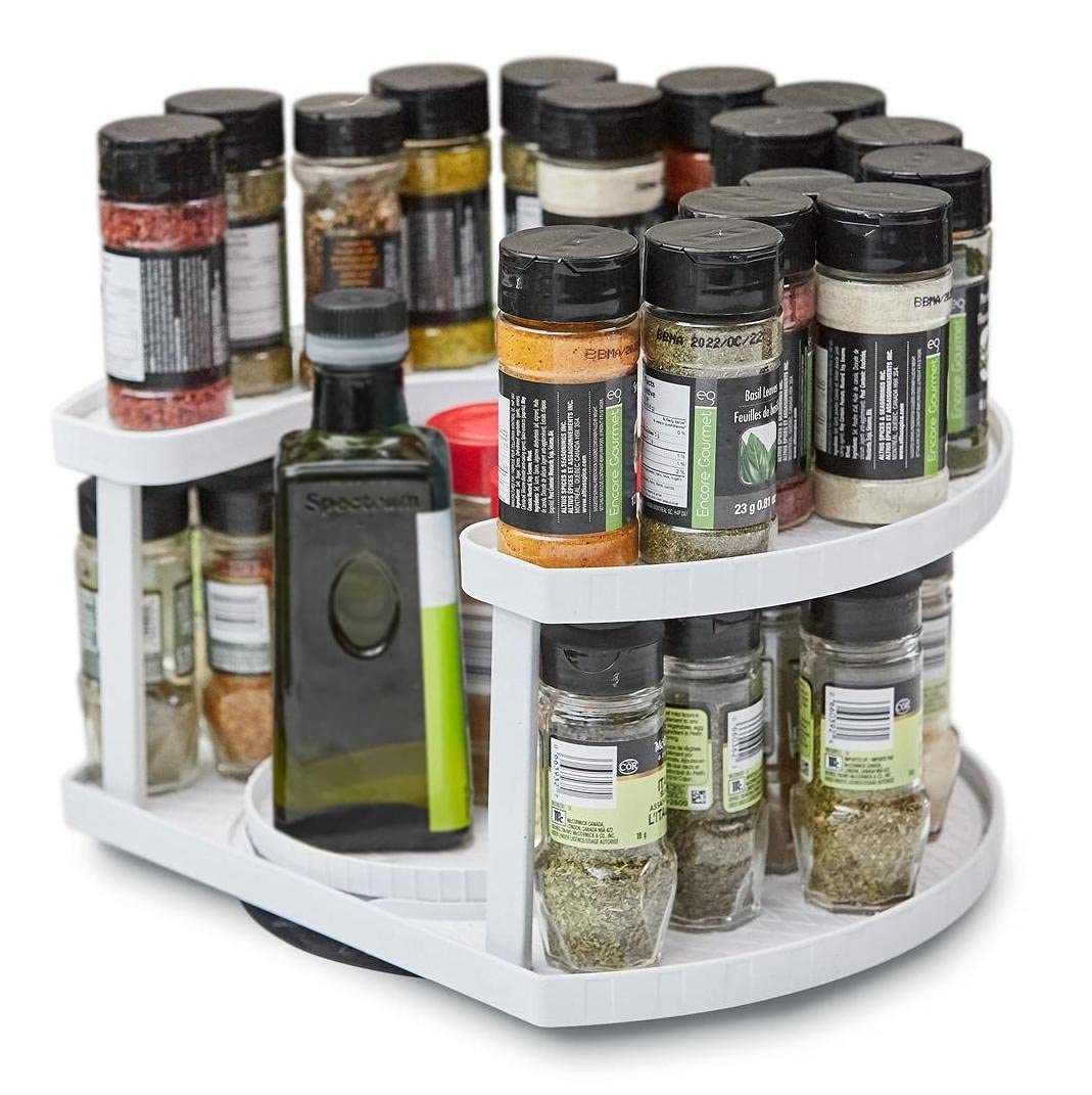 Buy BeFunky Rotating Spice Rack Organiser for Space Saver, 2