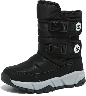 Amazon Co Jp Gubarun ブーツ キッズ スノーブーツ あったか