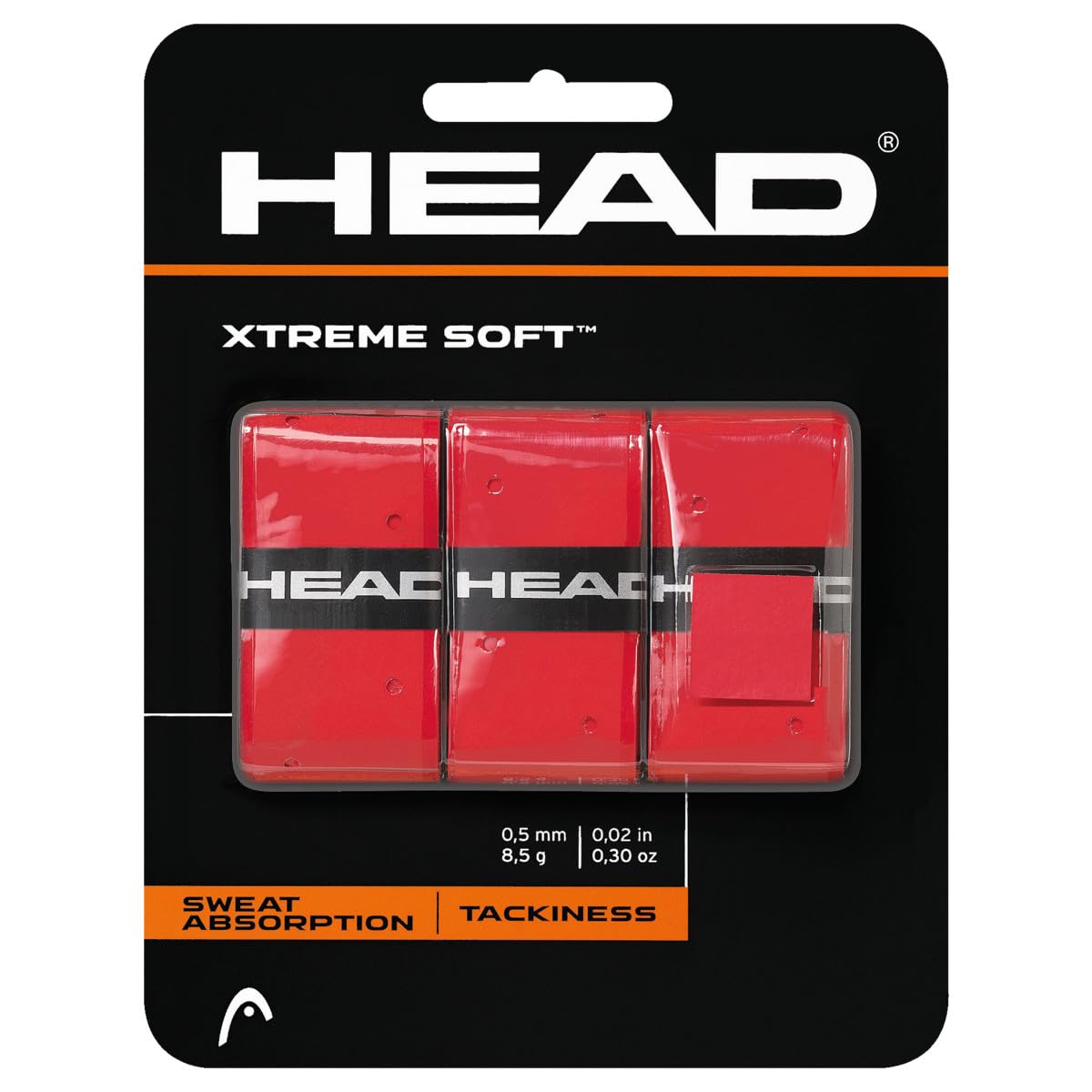 HEAD Xtremesoft™ Griffband, rot, One Size — image 1