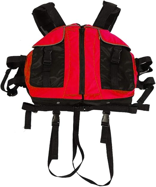 Amazon Co Jp 救命胴衣 自由に調整 大人用 カヤック カヌー 漂流 釣り セーリング ライフジャケット インフレータブルベスト 色 Red ホーム キッチン