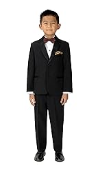 Spring Notion Big Boys' Tuxedo Set with Bow Tie and