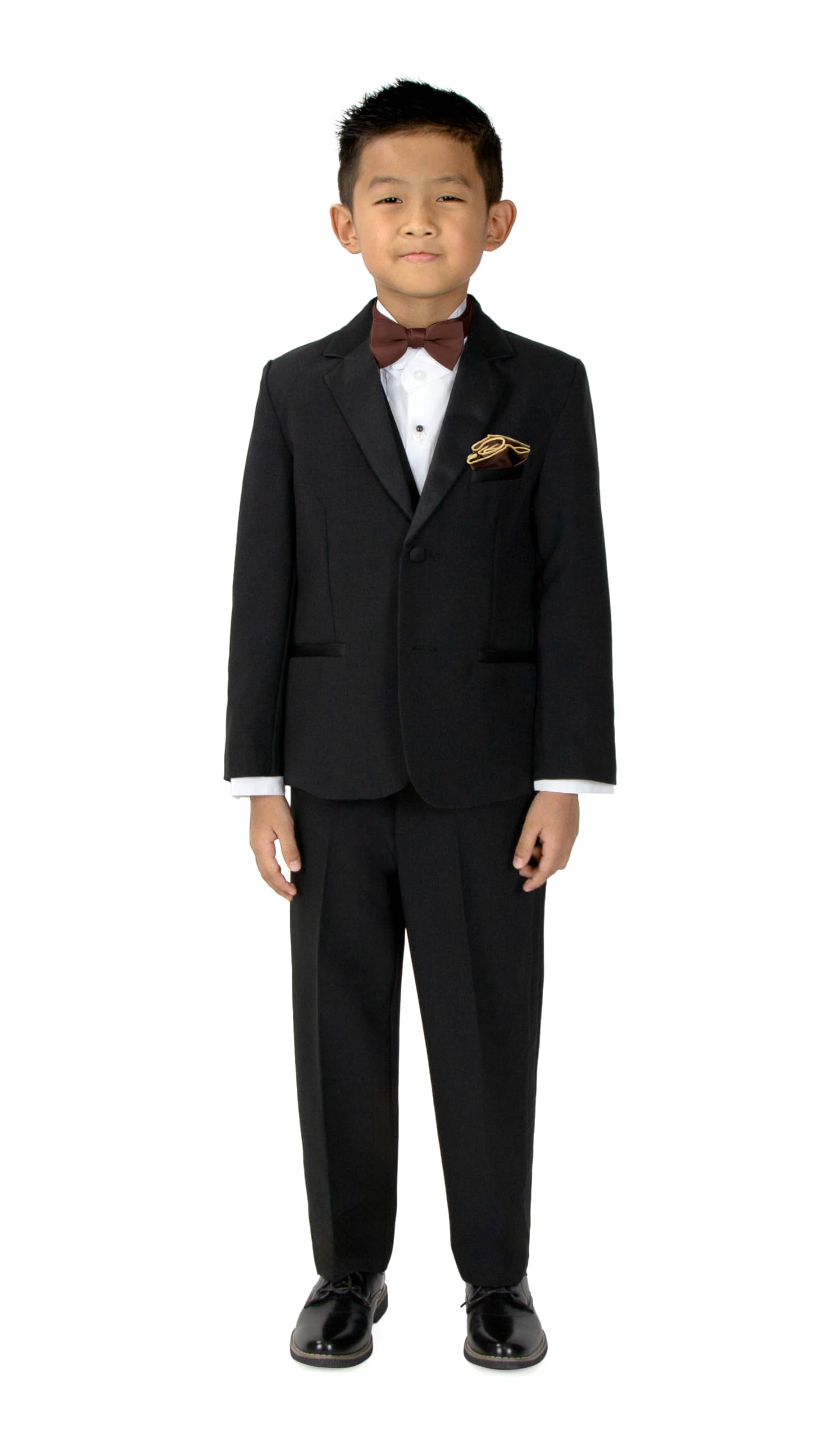 Spring Notion Big Boys' Tuxedo Set with Bow Tie and