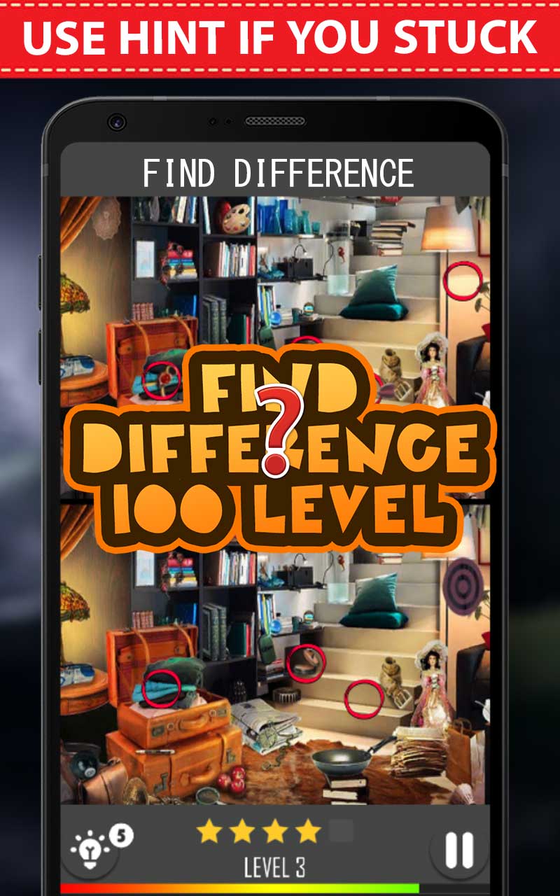 Amazon Com Find Difference 100 Level Spot Difference 8 Apps Games