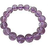 YQAUCES Shining Purple Natural Gemstone Stretch Bracelet for Women Jewelry