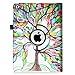 Fintie Rotating Case for iPad 6th / 5th Generation (2018/2017), iPad Air 2 / Air 1 (9.7 Inch) - 360 Degree Rotating Protective Stand Cover Auto Sleep, Love Tree