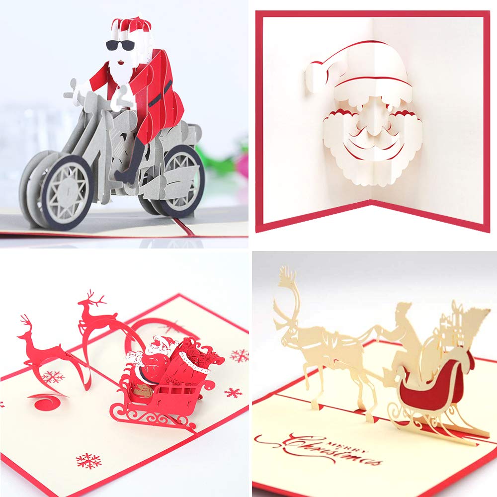 Coohom 3D Pop-Up Christmas Card, Creative Three-Dimensional Greeting Card