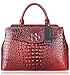 PIJUSHI Women's Handbags Crocodile Top Handle Satchel Bags Designer Padlock Handbags For Women P10103