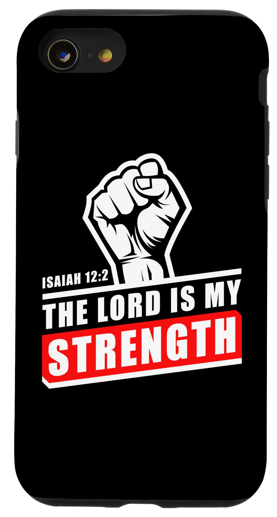 iPhone SE (2020) / 7 / 8 The Lord is My Strength – Isaiah 12:2 Men’s Christian Faith Case