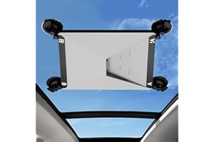 Ulycon Starlink Mini Suction Cup Mount, Starlink Mini Accessories – Strong Vacuum Suction for Car Sunroofs/Windows, Stable Signal RVs Boats Road Trips (Black)