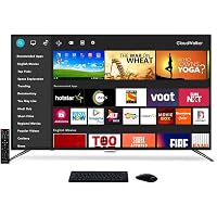 CloudWalker 140 cm (55 Inches) 4K Ultra HD Smart LED Screen 55SUA7 (Black) (2019 Model)