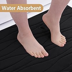Buganda Memory Foam Bathroom Rug Mat 54x24, Extra