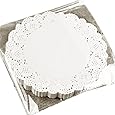 150 Stück Spitzenpapier-Deckchen Weiß - Elegante Tischdeko Für Buffet & Party