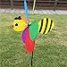 Techinal 3D Large Animal Bee Windmill Wind Spinner Whirligig Yard Garden Decor