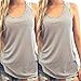 Tsmile Clearance Summer Women Lace Vest Tank Tops T-Shirt Sleeveless Casual Short Tops Blouse (Gray, XL)
