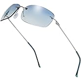 The Fresh Minimalist Small Rectangular Sunglasses Clear Eyewear - Exquisite Packaging