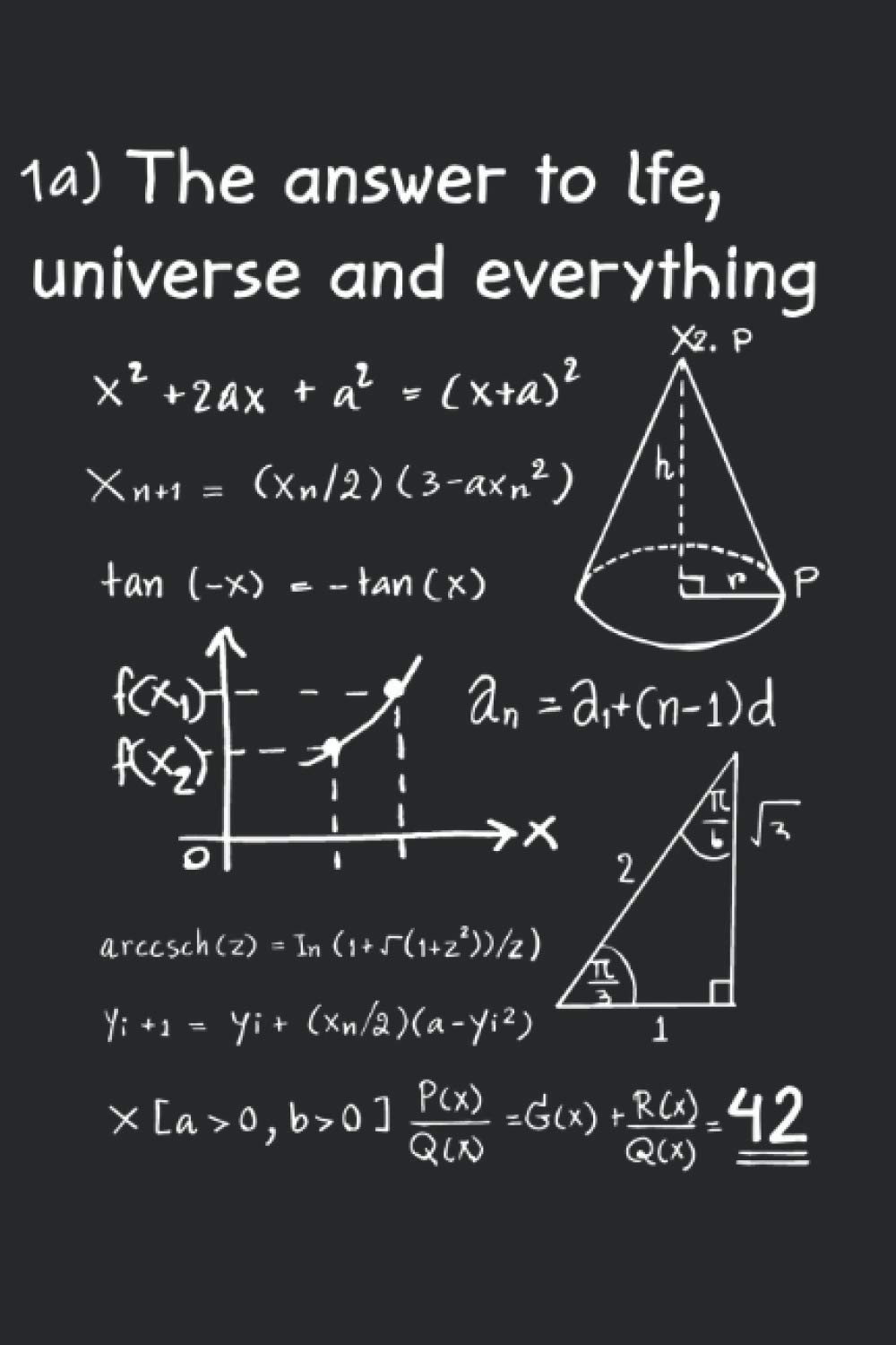 The Answer To Life Universe And Everything 42 The Answer To Life The Universe And Everything Notebook 6 X 9 The Answer Is 42 Gift For Step Father Science The Answer