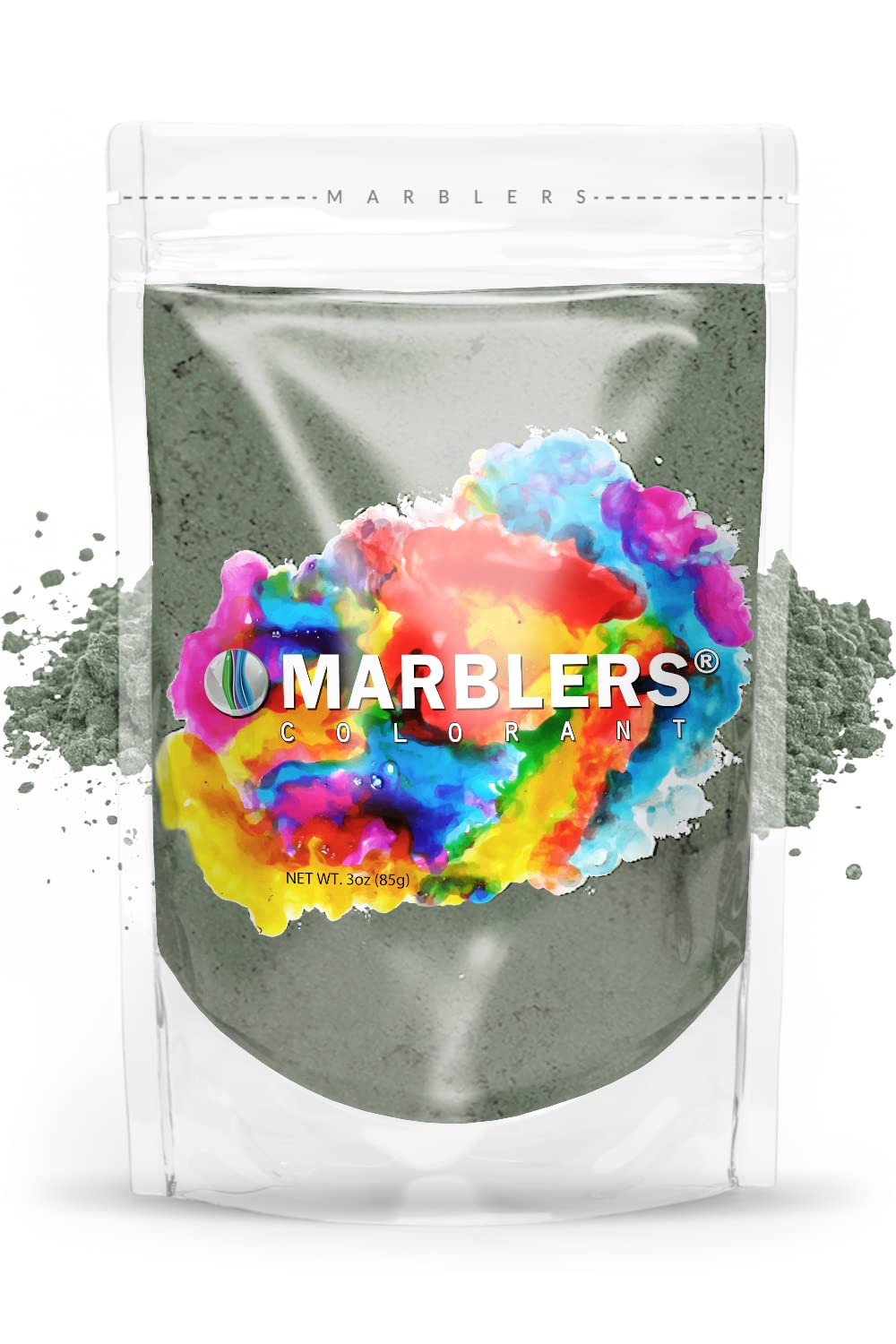 MARBLERS Green Mica Powder [Khaki] 3oz (85g) | Cosmetic Grade | Epoxy Resin Pigment | Dye | Non-Toxic, Vegan, Cruelty-Free | Lip Gloss, Nails, Body Butter | Bath Bomb, Candle & Soap Making