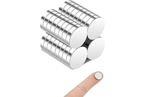 BEST CHOICE MAGNETS Small Magnets, 30 Pack Refrigerator Magnets 12x3mm Rare Earth Magnets Neodymium Magnets for Crafts, Whiteboard, Kitchen Cabinet
