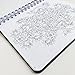 Coloring JournalBook (8.5 x 7 inches) - Side-Bound Notebook - Note taking with a Coloring book twist