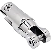 SHENGHUISS Heavy Duty Boat Anchor Chain Swivel Connector 316 Stainless SteelMulti-Directional Anchor Roller (2 Sizes)