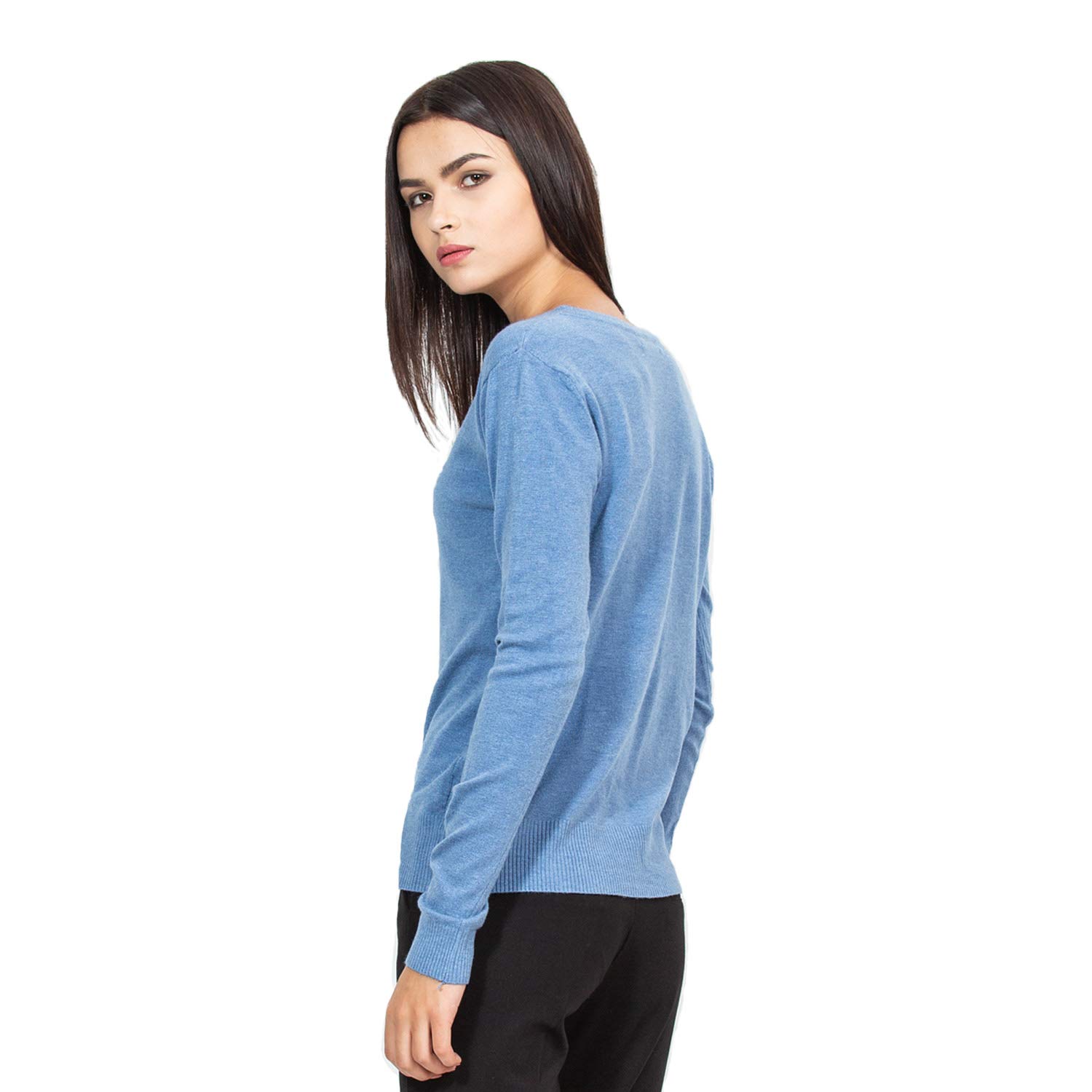 global republic woollen regular fit women's cardigan