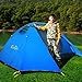 Campla Tent for camping outdoors,Backpacking Tents with LED Fit 2 3 Person 3 Season Lightweight Waterproof Tent for Family Mountaineering Hiking Traveling Easy Set-Up with Carrying Bag Blue