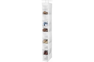 Whitmor 6044-112 White Crystal Collection Hanging Shoe Shelves, White