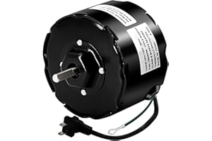 Hiorucet JA2C028G Bathroom Exhaust Fan Motor Replacement for Broan Nutone S23405SER, 23405SER, JA2C028-1, 23405, JA2C0208-1, AA2C303F, 8662, 8833, 8661, 8662N, 8662NL, 8672N, 3.3" Diameter Motor.