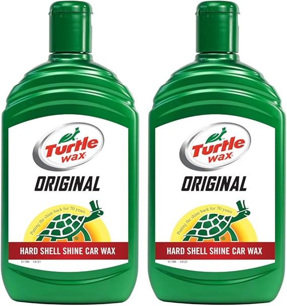 Turtle Wax 51795 Original Liquid Car Wax Hard Shell Shine (2 x 500ml) Amazon.co.uk Car & Motorbike