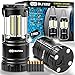 Blitzu LED Lantern with Magnetic Base [2 PACK] Battery Powered and Operated Camping Lanterns with Hanging Hook - Best Outdoor, Indoor, Hurricane, Emergency Light, Tent Lamp primary