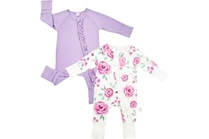 Bow Dream Baby Girl Romper Jumpsuit Bamboo Rayon Baby Clothes Boys & 2 Way Zipper Outfit Baby Clothes for Girls