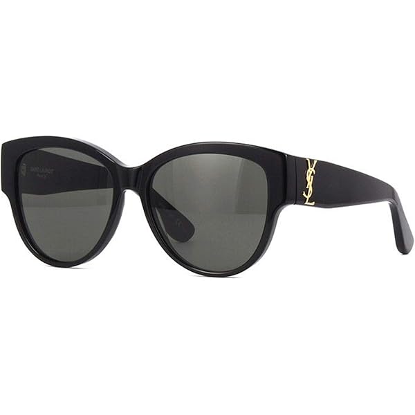 Sunglasses Saint Laurent SL 1 /F- BLACK / at Amazon Men's Clothing