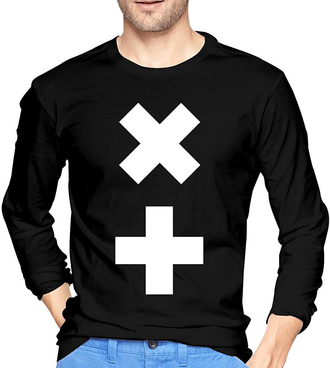 Martin Garrix Mens T-Shirt Crew Neck Long Sleeve Soft Tee Tops Black