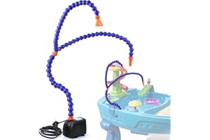 FOFOGANG Water Table Pump Kids Sand Water Play with Double Water Pipe Splash Summer Outdoor Toddler Activity Accessories Water Game Toys 2 Way