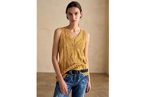 Women's Cable Knit V-Neck Sweater Vest, Sleeveless Knit Top