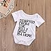Ma&Baby Newborn Infant Kids Baby Boy Girl Romper Bodysuit Jumpsuit Clothes Outfits (0-3 Motnhs, White)