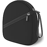 Headphone Headset Case Bag Compatible with JBL Tune/Sony/BERIBES/Soundcore by Anker/TOZO/KVIDIO/JLab/Bose On-Ear Headphones, Black