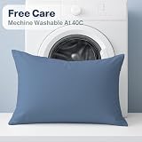 DN Collection Pillow Cases 2 Pack 50x75 cm Navy Microfiber OEKO-TEX view 7