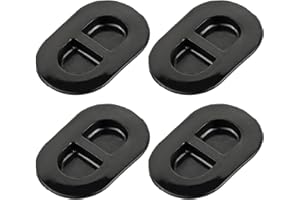 PETCHOR 68194821AA Rubber Body Plugs, 4-Pack Oval Floor Pan Plugs for Jeep TJ Wrangler JK JKU JL 1997-2022 & Gladiator Rubicon JT 2020-2022