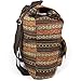 Oaxaca Tribal Design Bohemian Backpack, Cool Vintage Woven Canvas Casual Daypack
